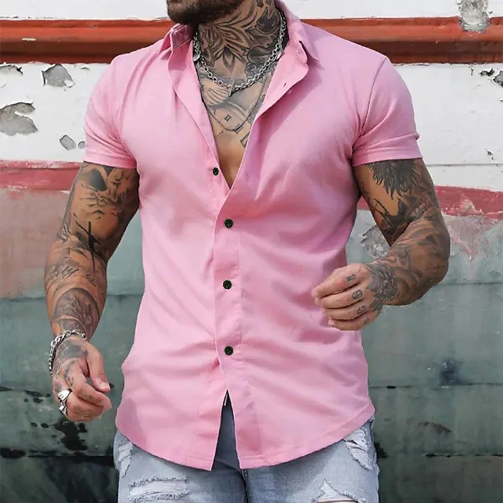 Joseph | Camisa de Manga Corta Elegante – Corte Ajustado y Estilo Moderno