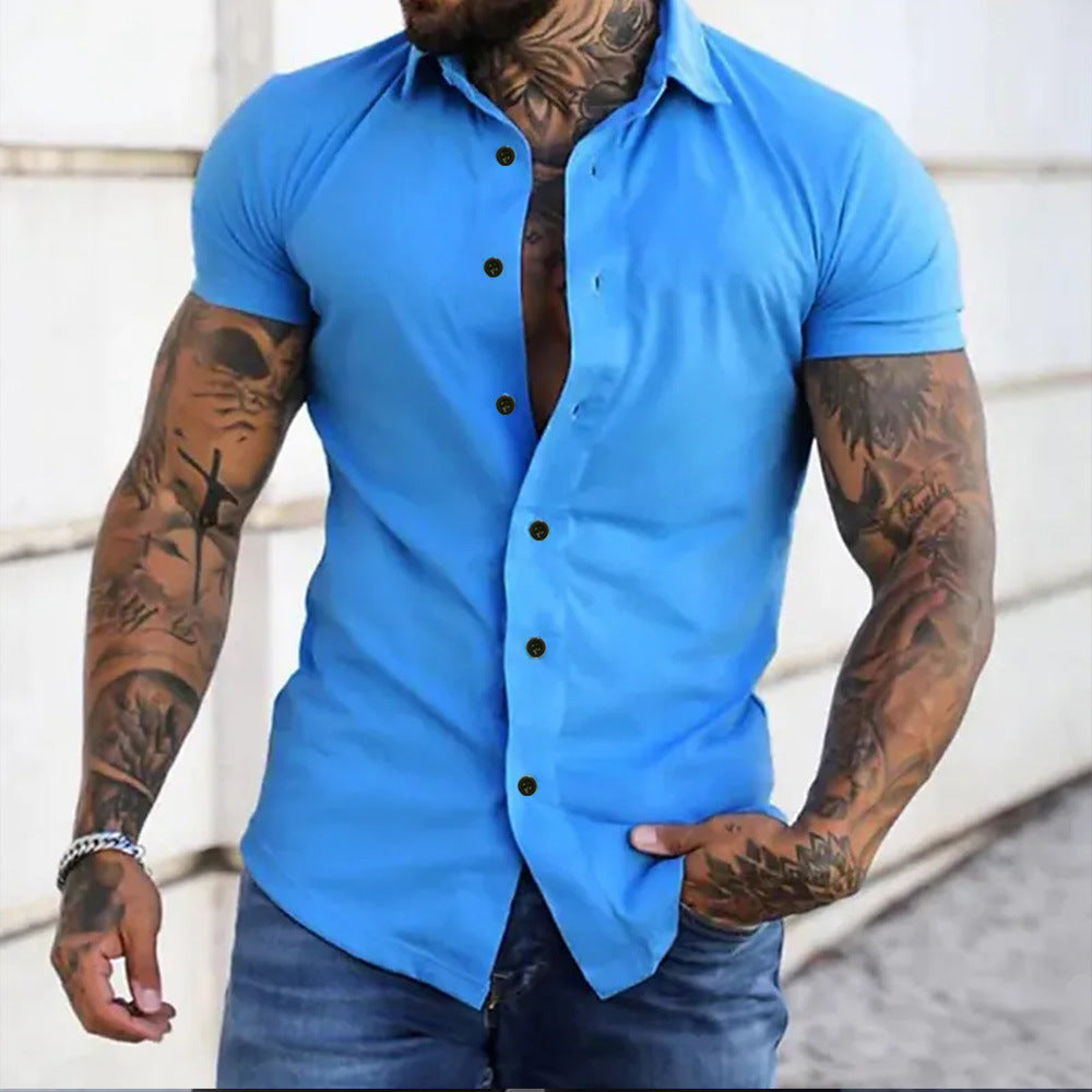 Joseph | Camisa de Manga Corta Elegante – Corte Ajustado y Estilo Moderno