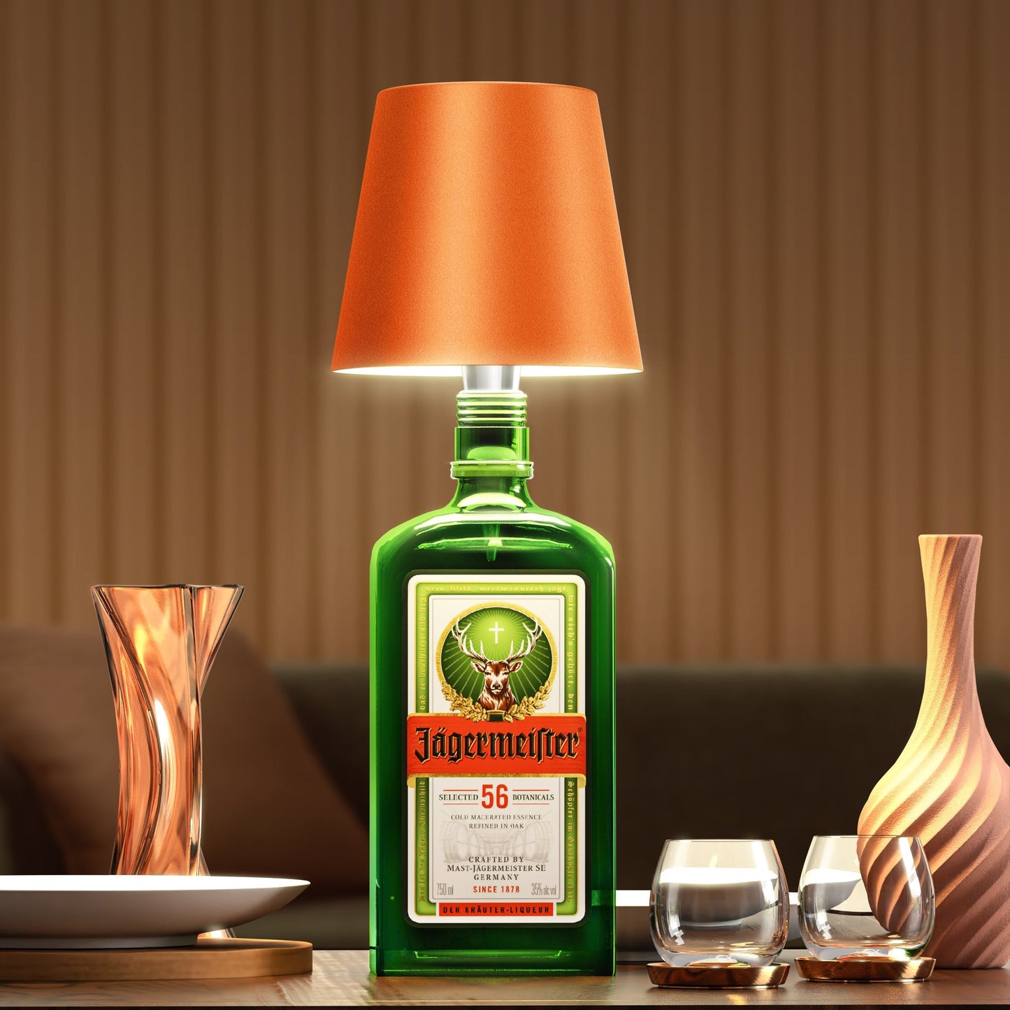Nabíjecí LED lampa – Přeměňte své lahve na svítidla