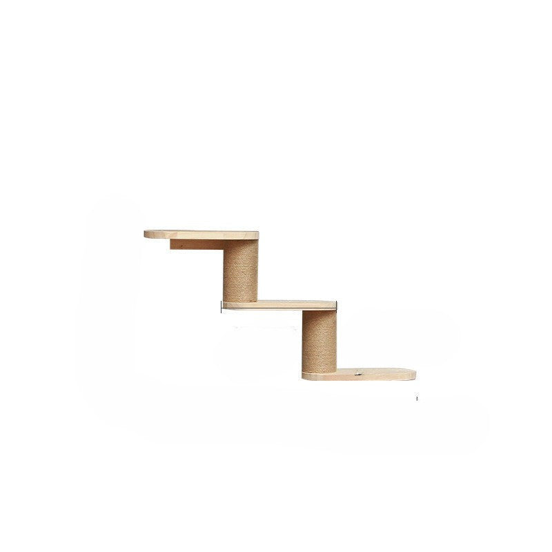 Estrutura de Escalada de Parede para Gato com Plataforma Suspensa e Escada