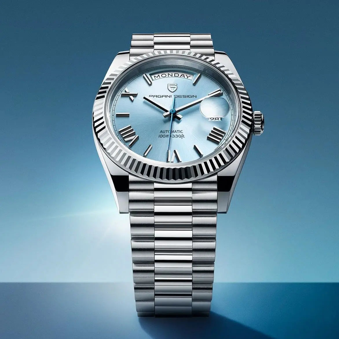 Luxus Automatik-Uhr – Klassische Eleganz und Präzisionsmechanismus