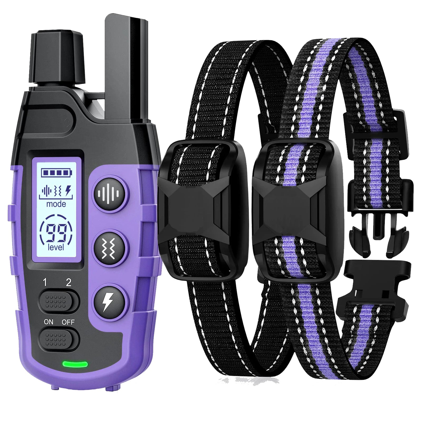 Collar de adiestramiento remoto – impermeable, recargable y alcance de 1000 m