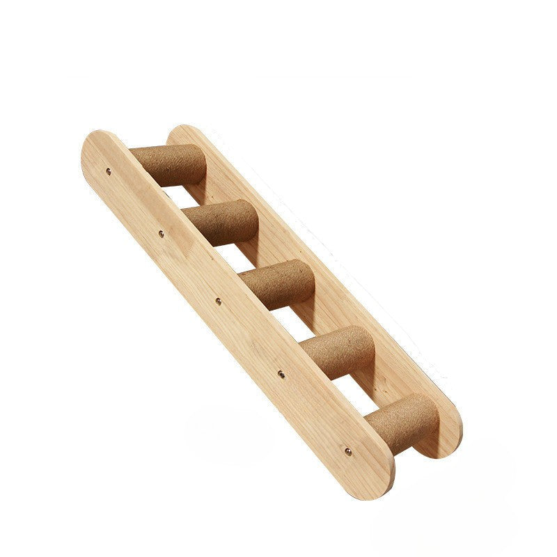 Estrutura de Escalada de Parede para Gato com Plataforma Suspensa e Escada