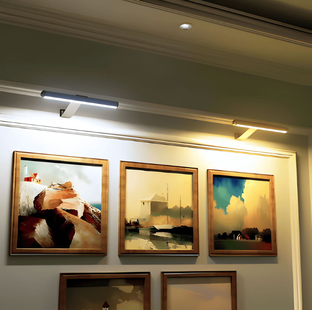 Bezdrátová nástěnná LED lampa s USB dobíjením - plná rotace a pohodlné dobíjení