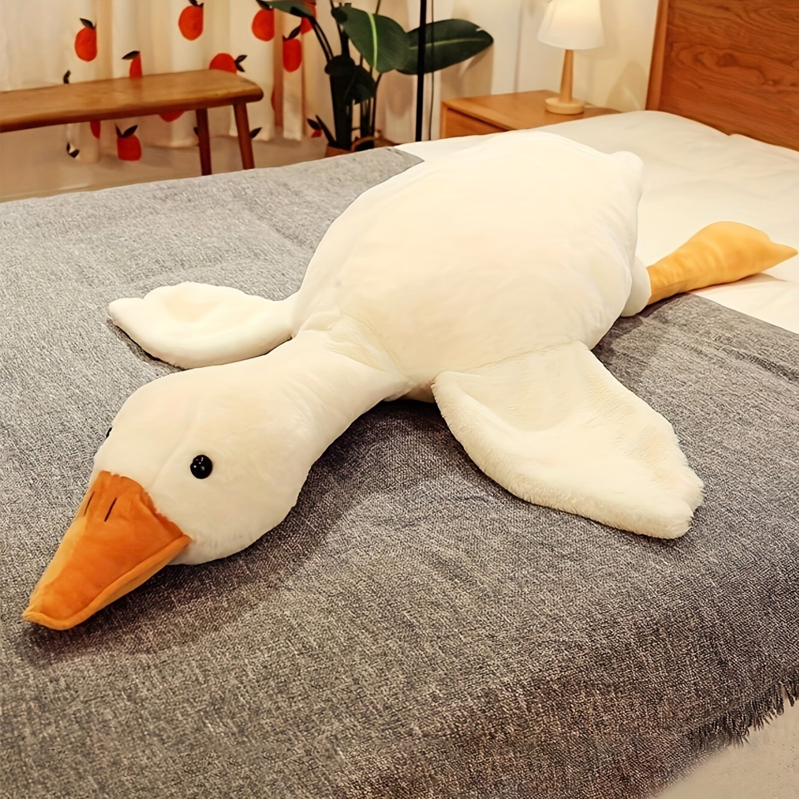 大きな白鳥のぬいぐるみ - 洗練されたデザインと限りない優しさ
