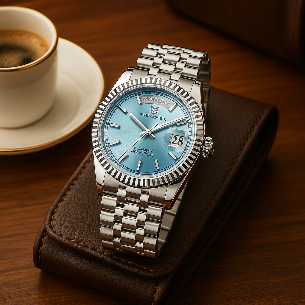 Boris | Elegantní hodinky – Automatický pohyb a zobrazení data