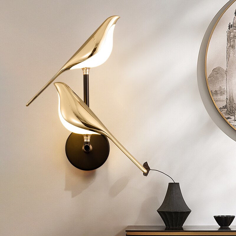 Vegglampe Fugl – Lysende og Delikat Dekorasjon