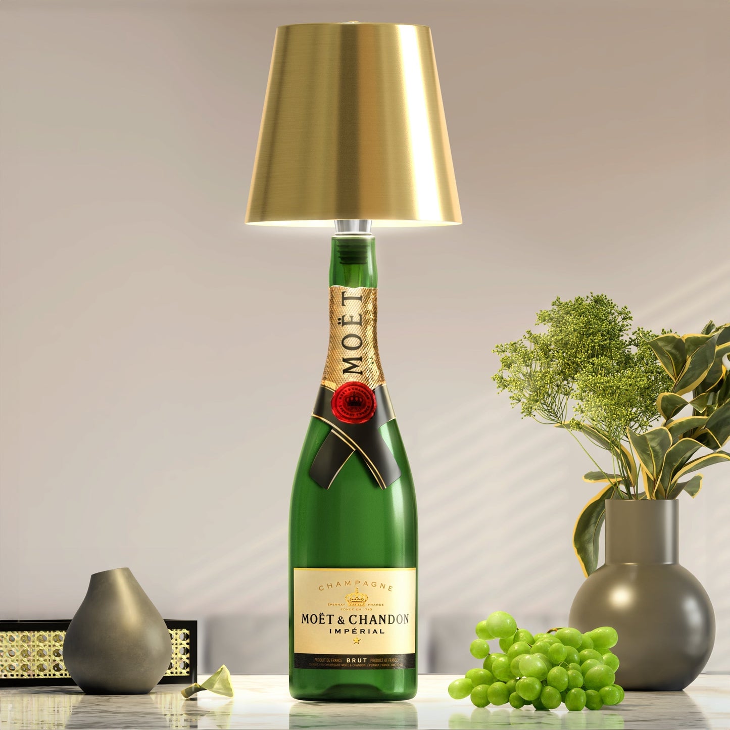 Nabíjecí LED lampa – Přeměňte své lahve na svítidla