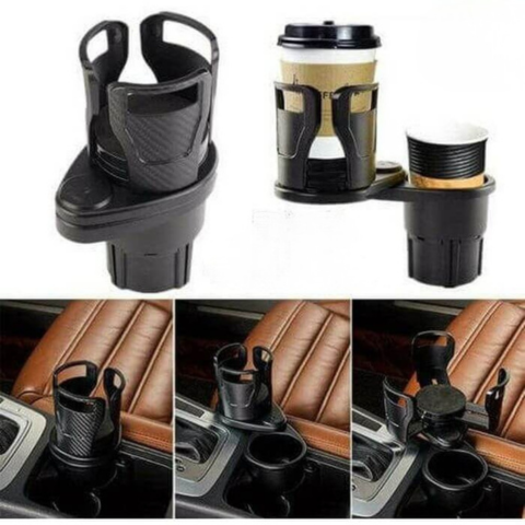 Portavasos ajustable para el coche: fácil colocación y comodidad de conducción