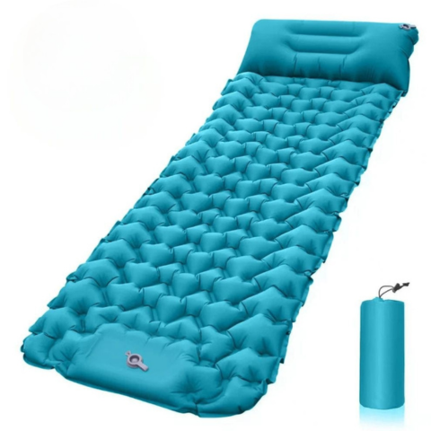 Matelas De Camping Gonflable – Avec Pompe Intégrée Et Confort Optimal