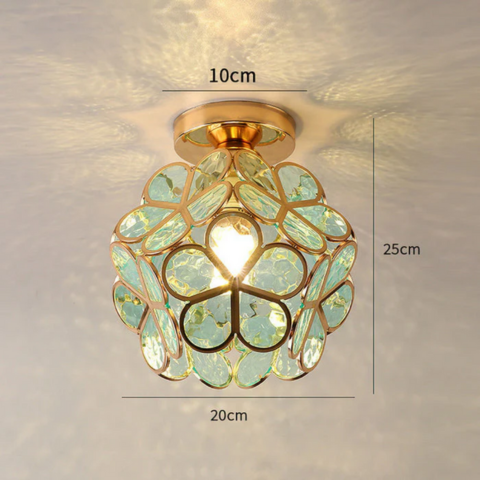 Stropní svítidlo ve tvaru květiny – jemný a moderní design