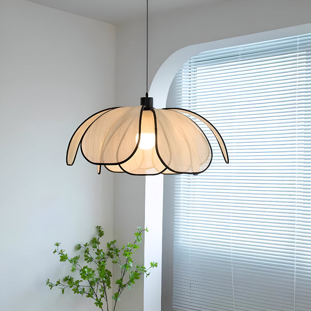 Lampă suspendată elegantă din răchită naturală - decor natural și iluminare armonioasă