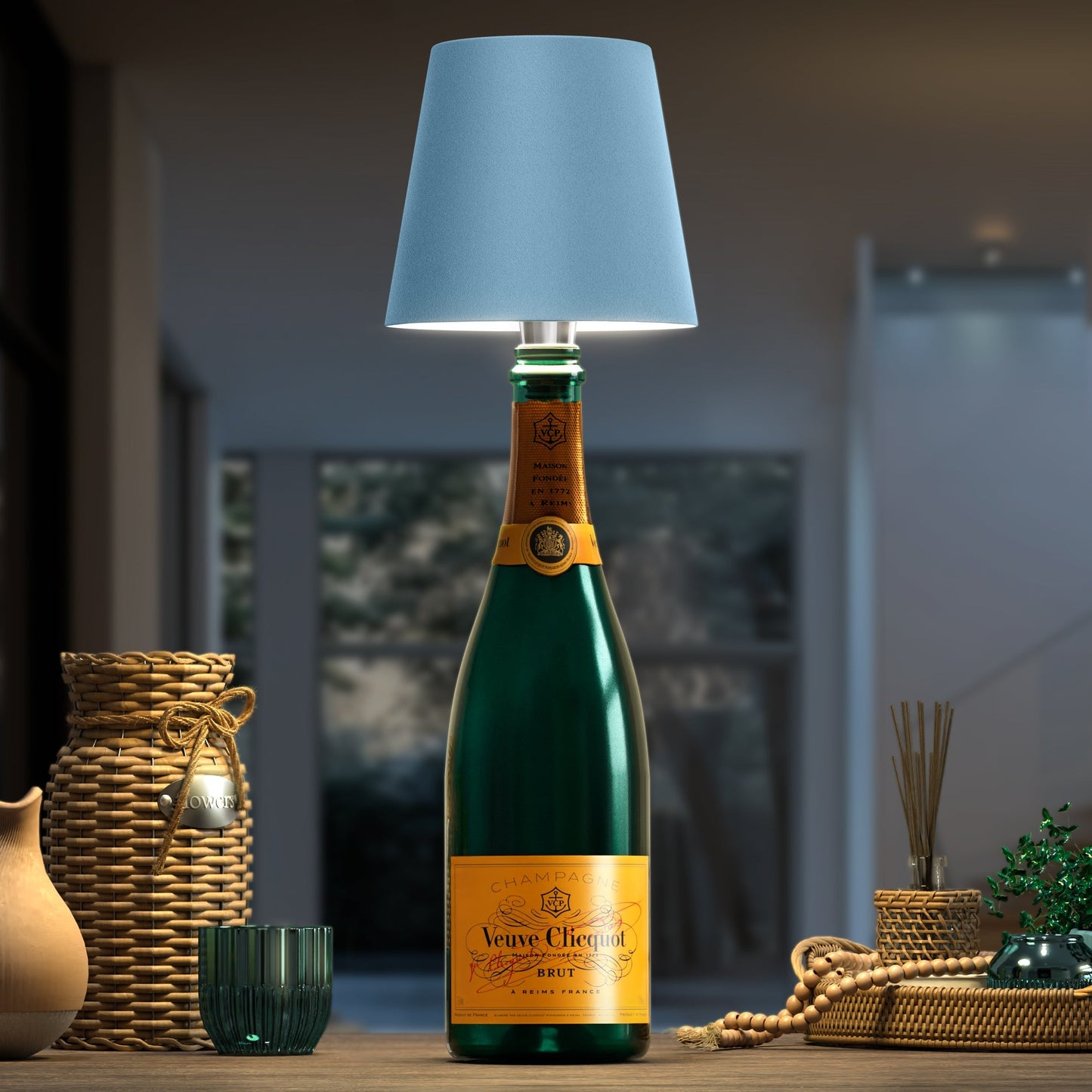 Nabíjecí LED lampa – Přeměňte své lahve na svítidla