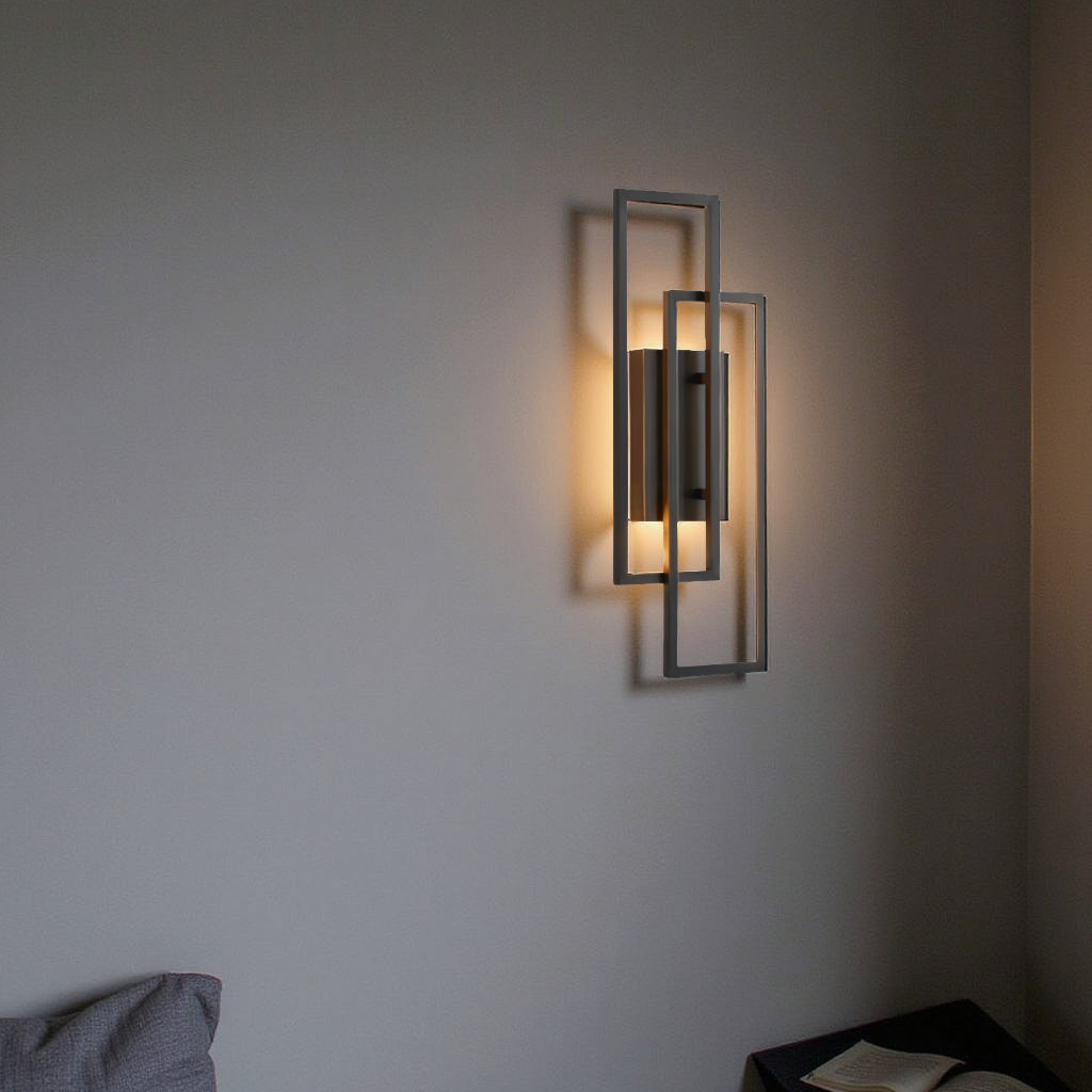 Kinkiet prostokątny geometryczny – elegancja i nowoczesność