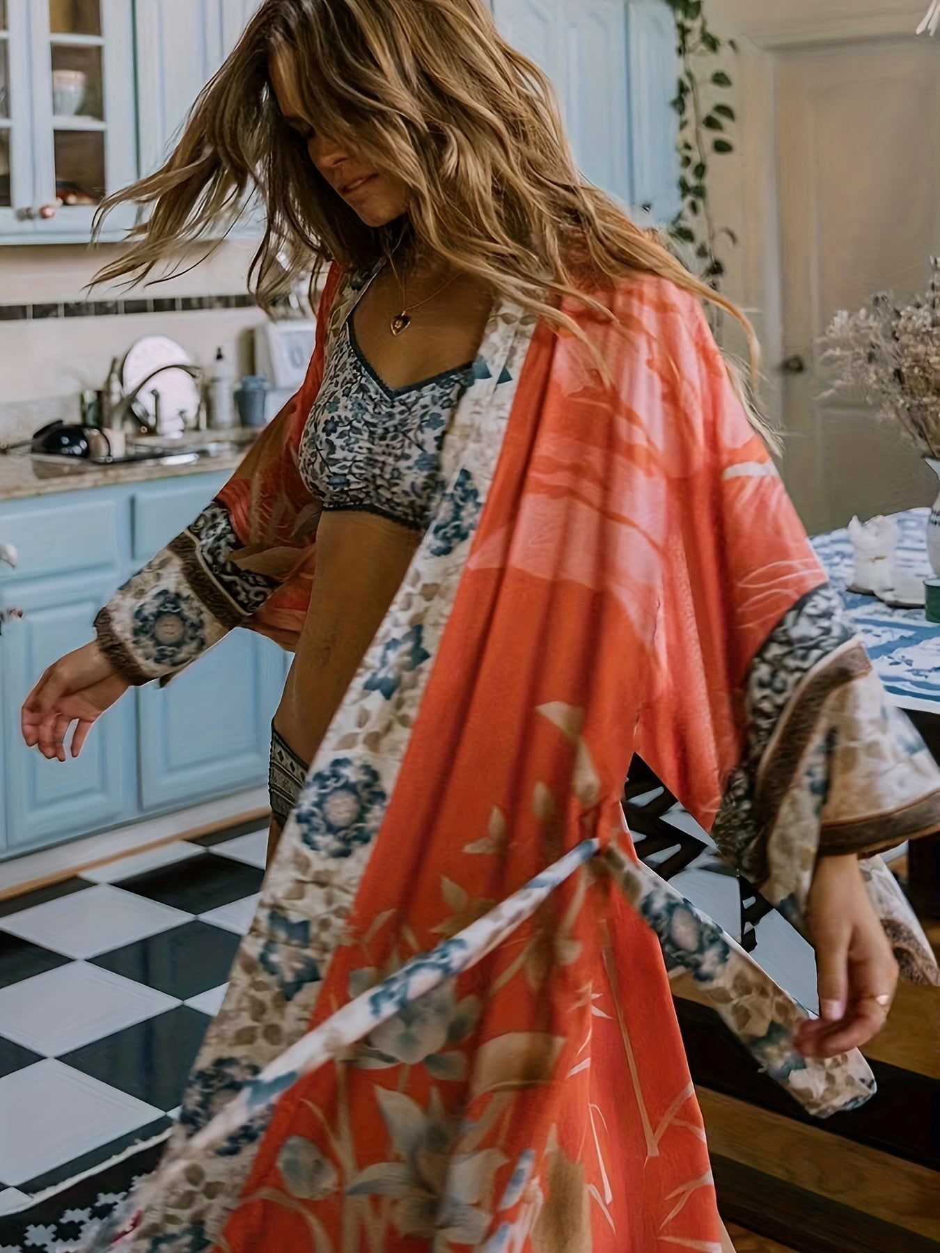 Leïla | Kimono Femme – Inspiration Bohème
