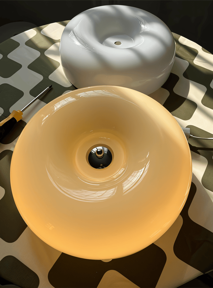 مصباح السقف الزجاجي الإسكندنافي - ديكور عصري وتركيب سهل