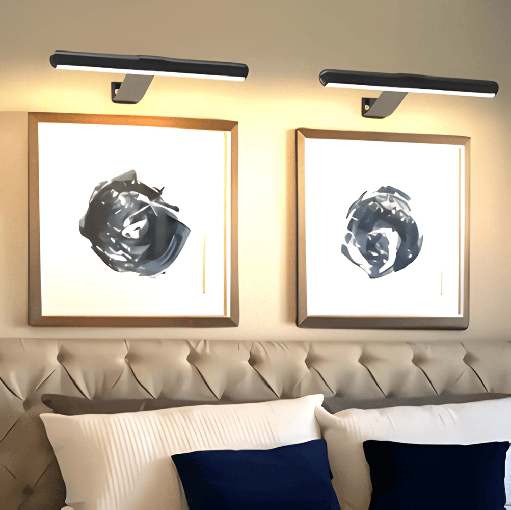 Bezdrátová nástěnná LED lampa s USB dobíjením - plná rotace a pohodlné dobíjení