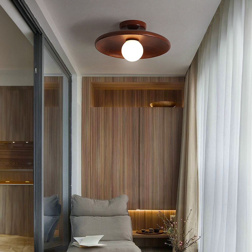Elegant Rund Loftlampe – Chic og Tidsløs Design