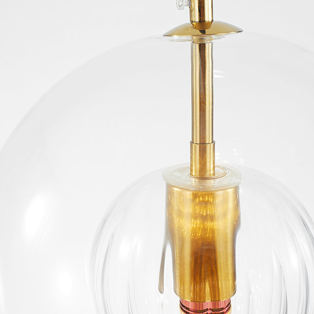 Elegante und warme Glas Pendelleuchte – Stil und Raffinesse 