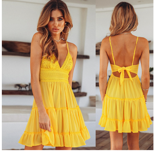 Solange | Elegante Vloeiende Jurk – Flatterende En Vrouwelijke Silhouette 