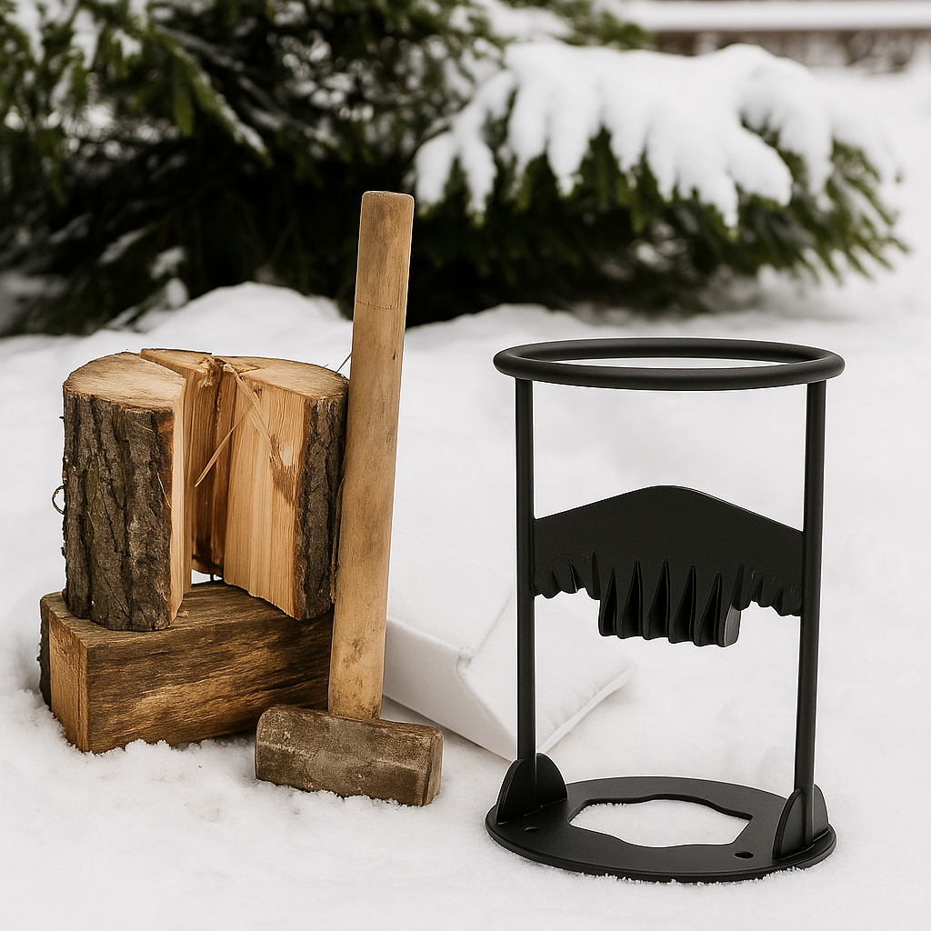 Log Splitter - The Easy Alternative to the Axe 