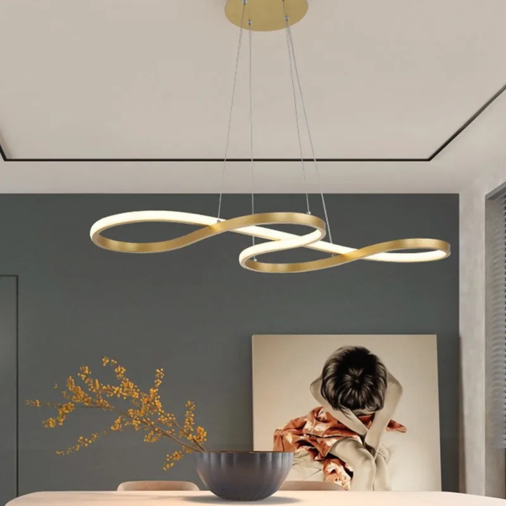 Moderne LED-Hängelampe mit Ringen – Elegantes und futuristisches Design 