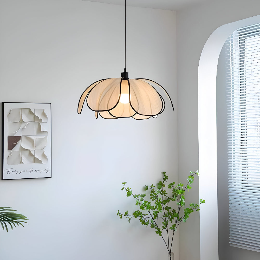 Elegancka lampa wisząca z naturalnej wikliny - naturalna dekoracja i harmonijne oświetlenie