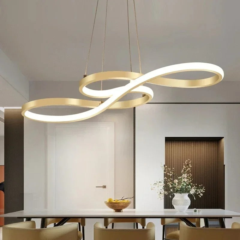 Moderne LED-Hängelampe mit Ringen – Elegantes und futuristisches Design 