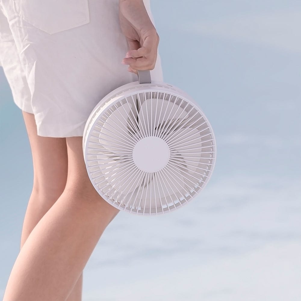 Ventilador Portátil Telescópico Con Batería Integrada 