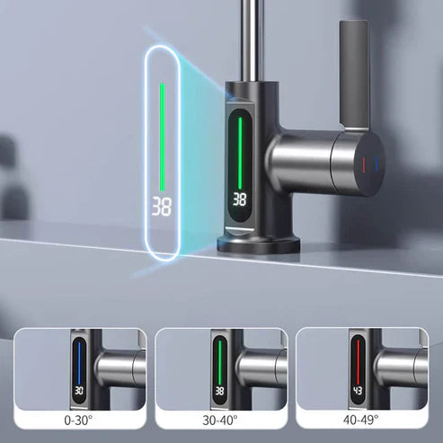 Intelligente Flexibele Kraan – Digitale Weergave En Live Temperatuur 