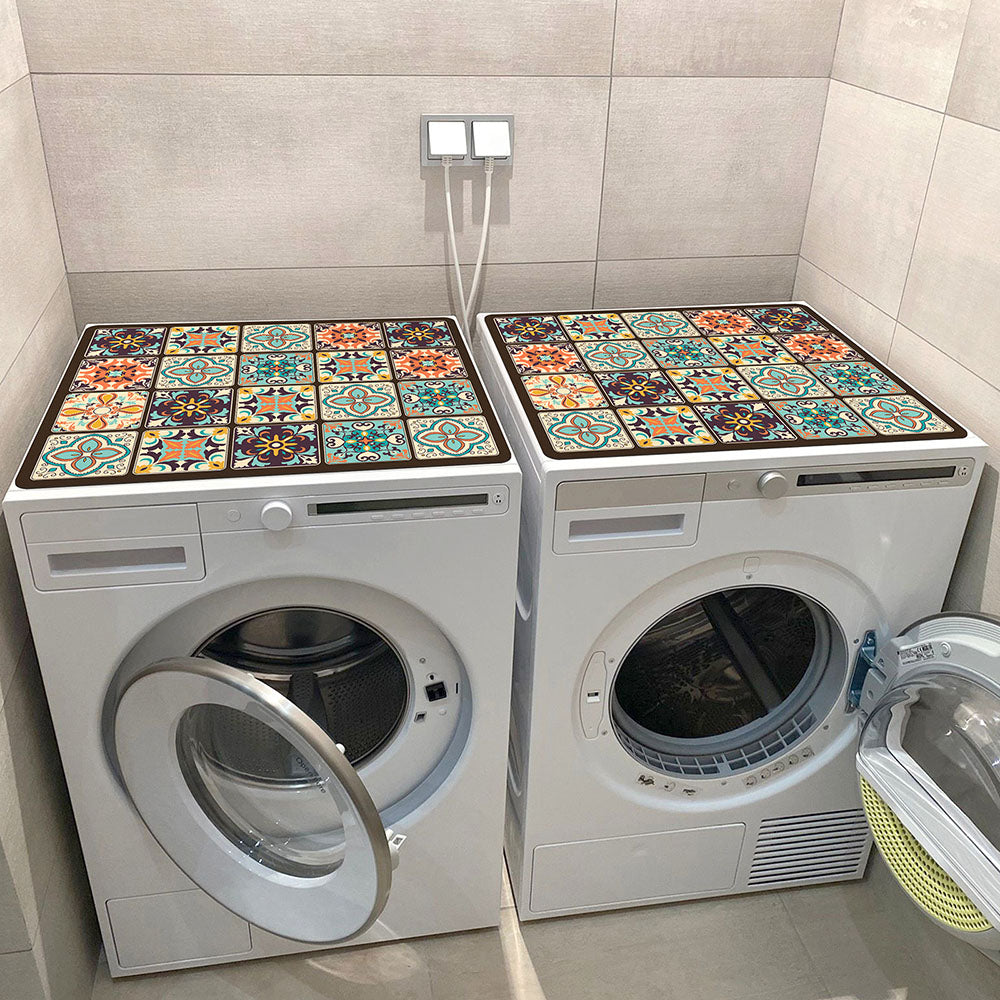Protección Decorativa Para Lavadora — Motivos Coloridos y Estancos 