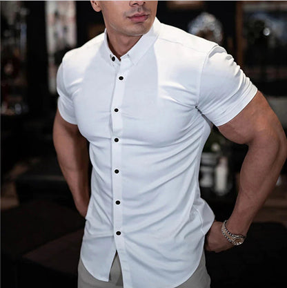 Joseph | Camisa de Manga Corta Elegante – Corte Ajustado y Estilo Moderno 