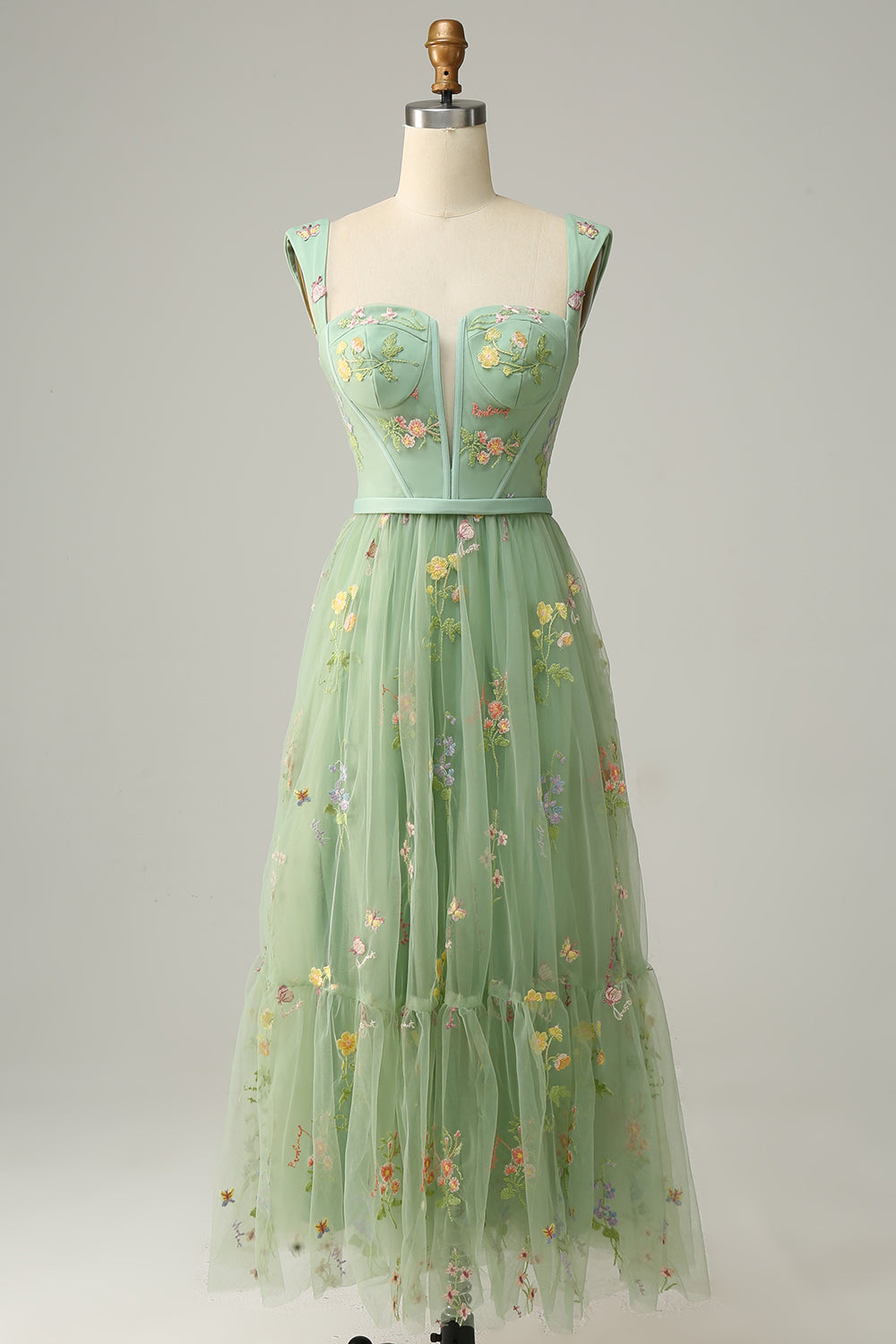Élise | Robe De Bal Longue – Broderies Raffinées