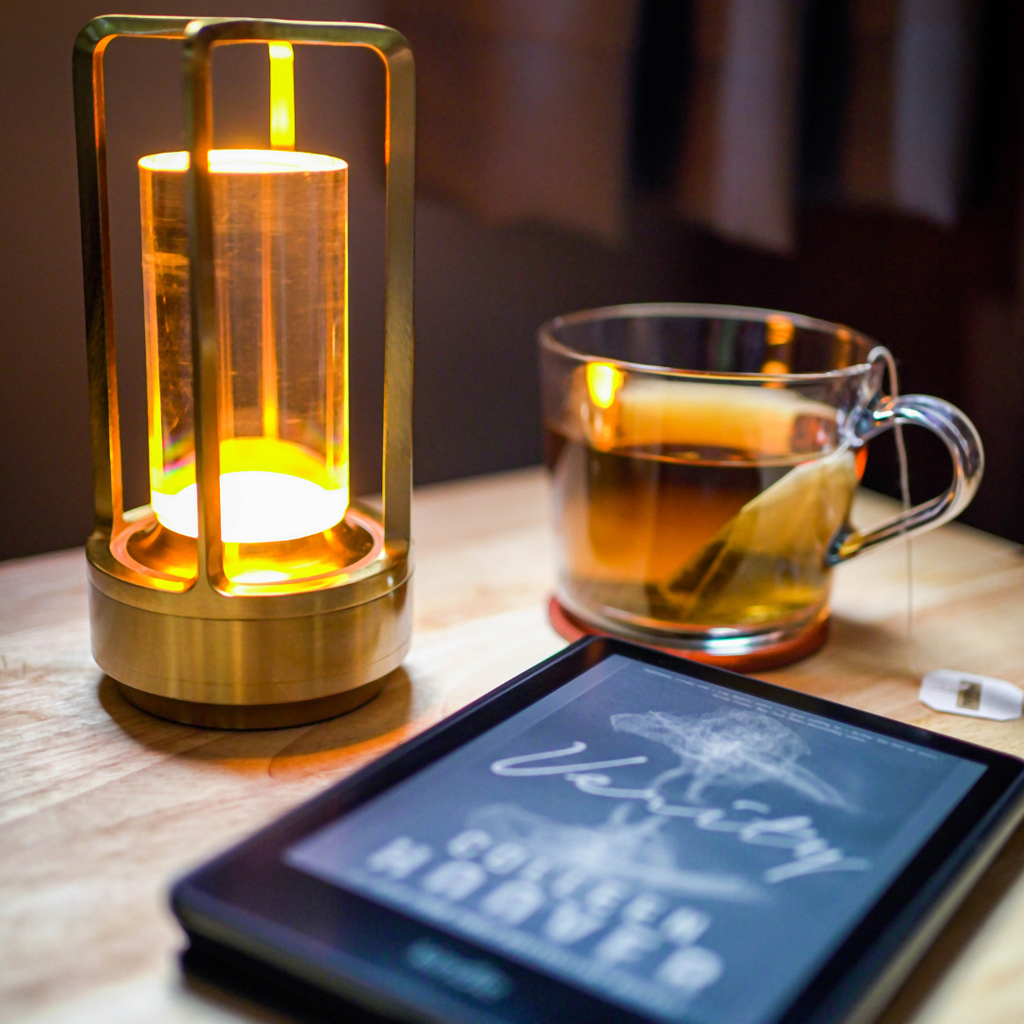 Lampe De Table Rechargeable – Lumière Tamisée Et Style Intemporel