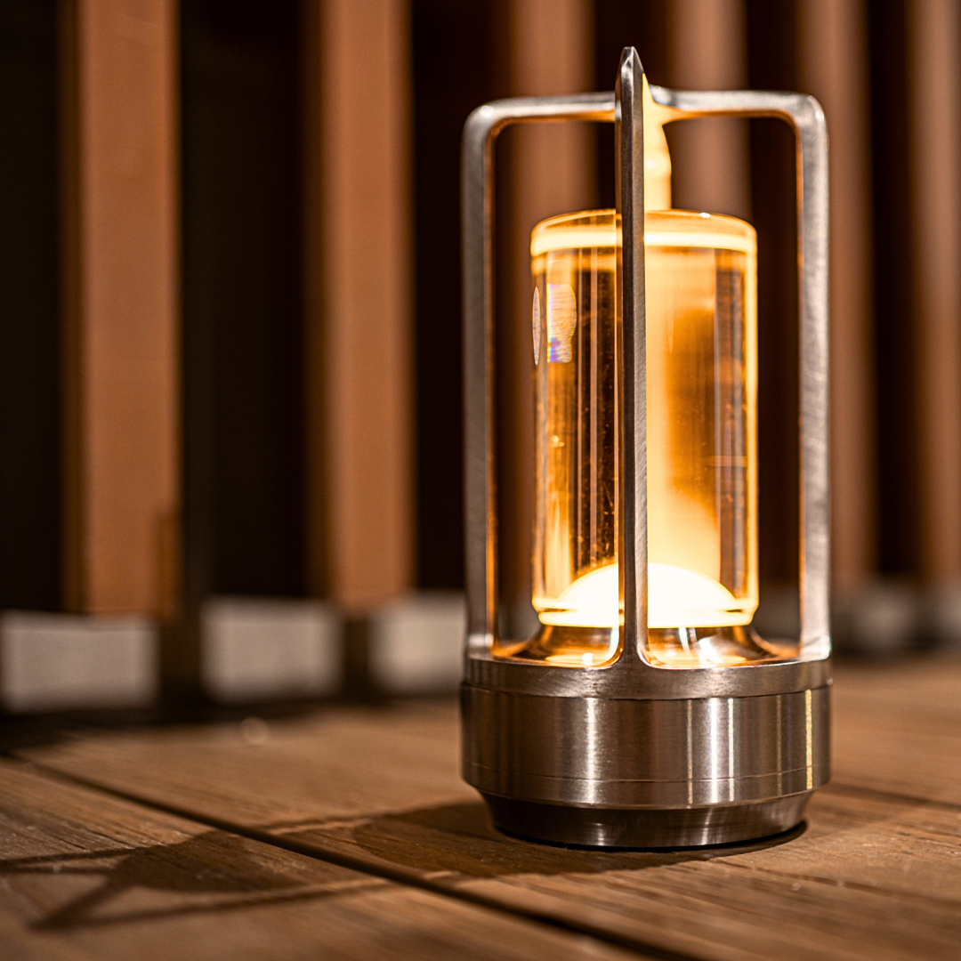 Lampe De Table Rechargeable – Lumière Tamisée Et Style Intemporel