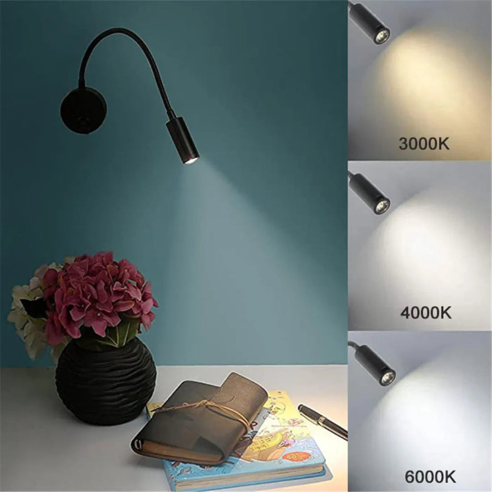 Aplique LED flexible - Movilidad, elegancia y luz dirigida