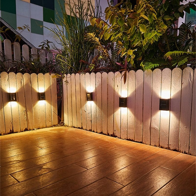 Aplicație Solară de Perete – Iluminare Automată pentru Exterior 