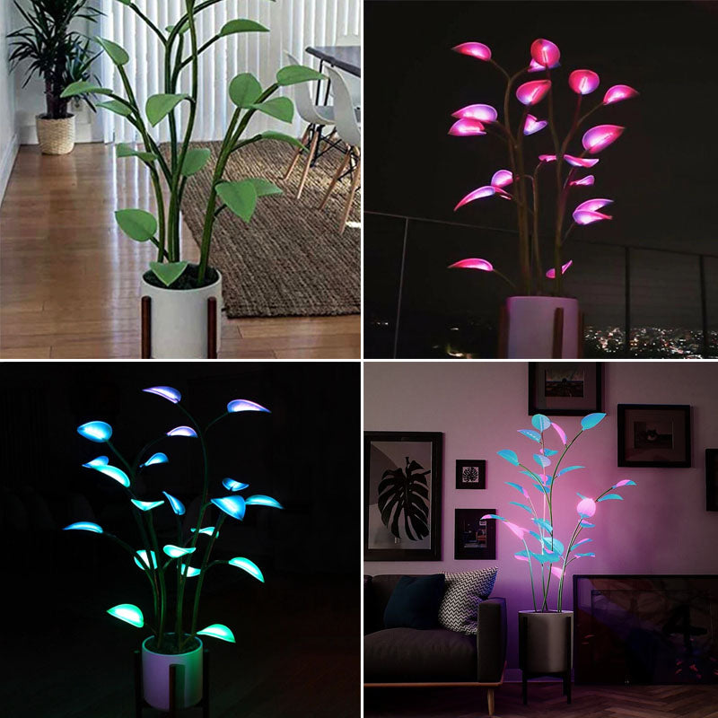 Magische LED-Lampe in Pflanzenform – Natürliche und verzauberte Atmosphäre 