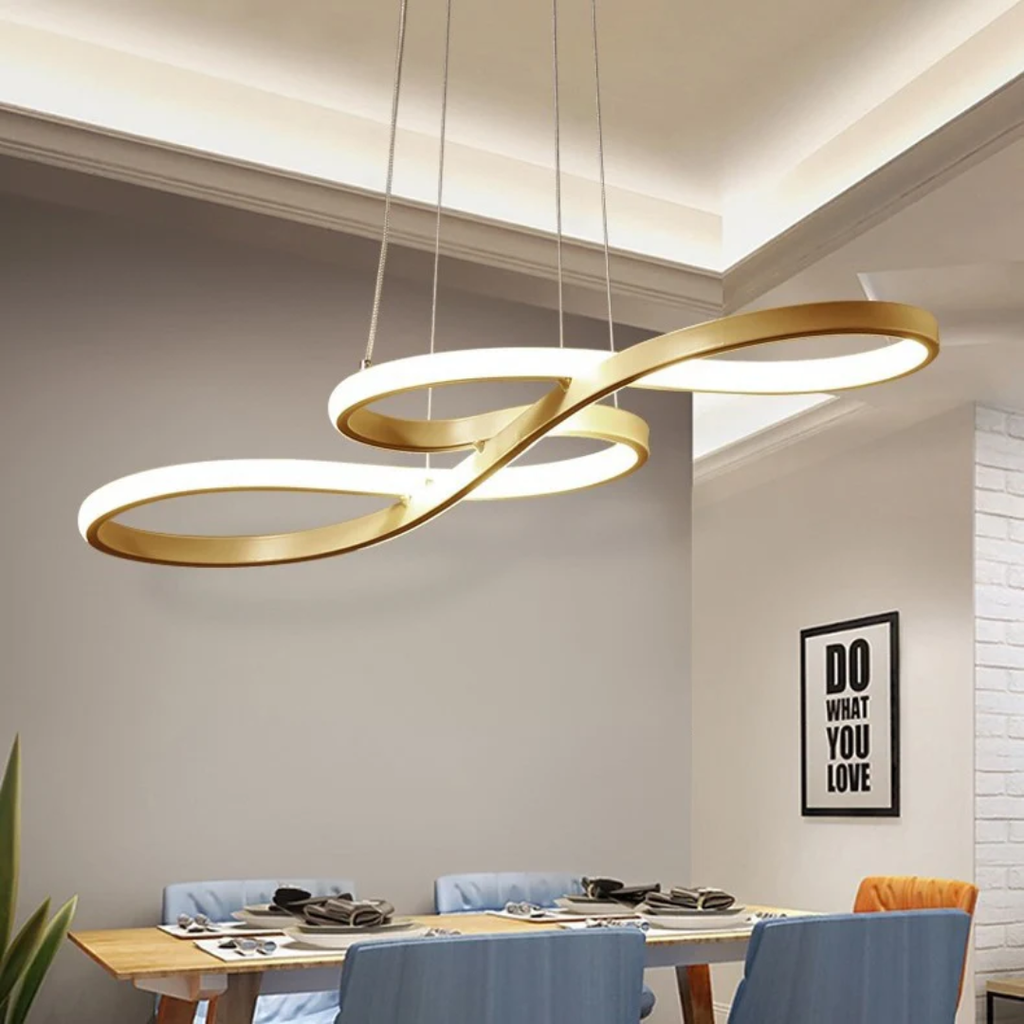 Moderne LED-Hängelampe mit Ringen – Elegantes und futuristisches Design 
