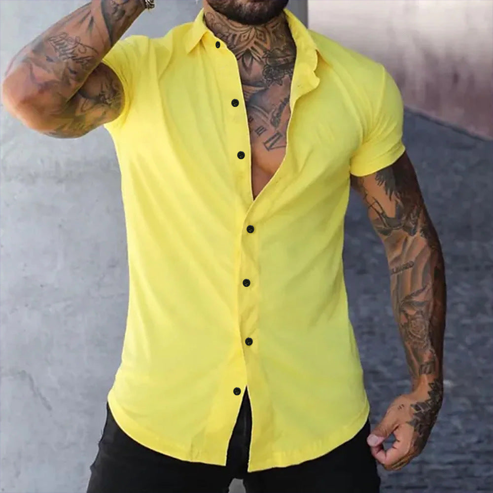 Joseph | Camisa de Manga Corta Elegante – Corte Ajustado y Estilo Moderno 