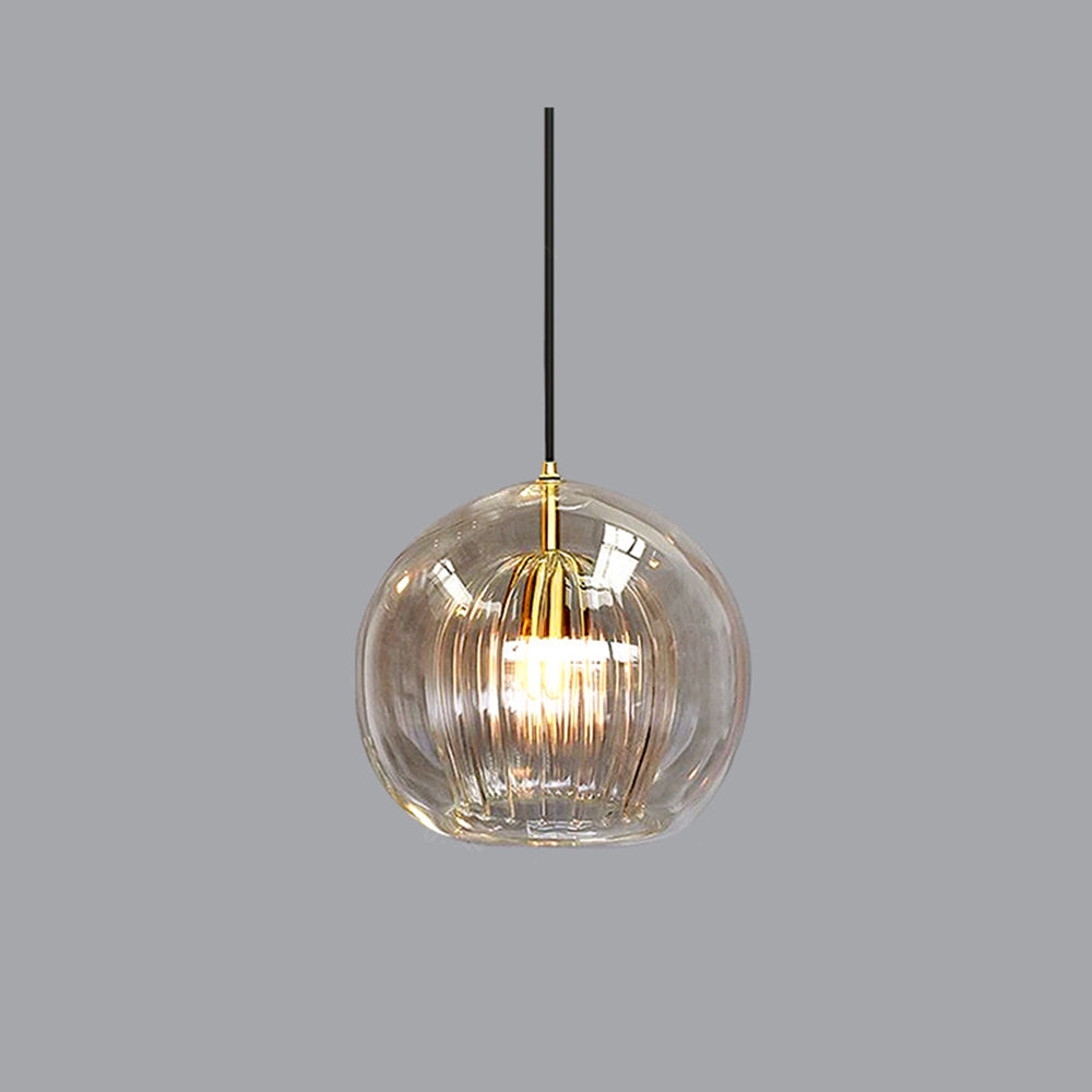 Elegante und warme Glas Pendelleuchte – Stil und Raffinesse 