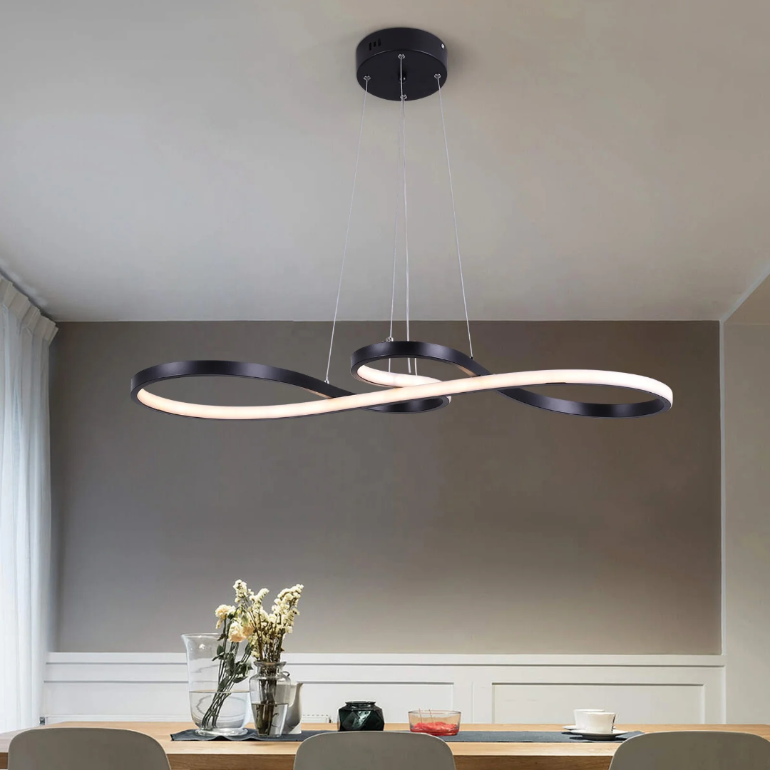 Moderne LED Oppheng i Ringer – Elegant og Futuristisk Design 