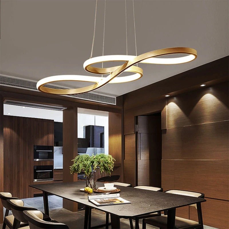 Moderne LED-Hängelampe mit Ringen – Elegantes und futuristisches Design 