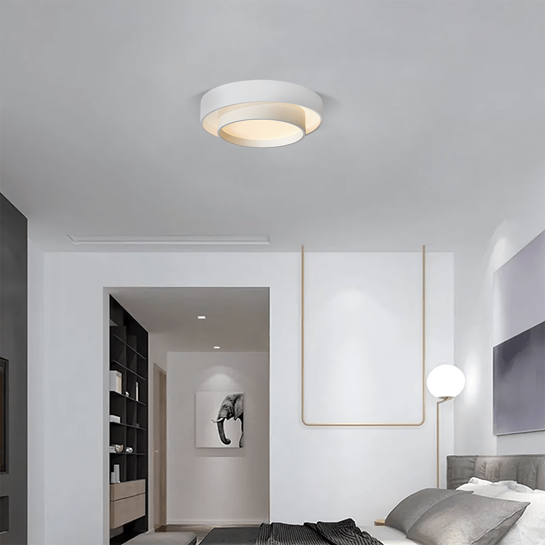 LED Taklampe Disk – Lys Og Visuell Komfort 