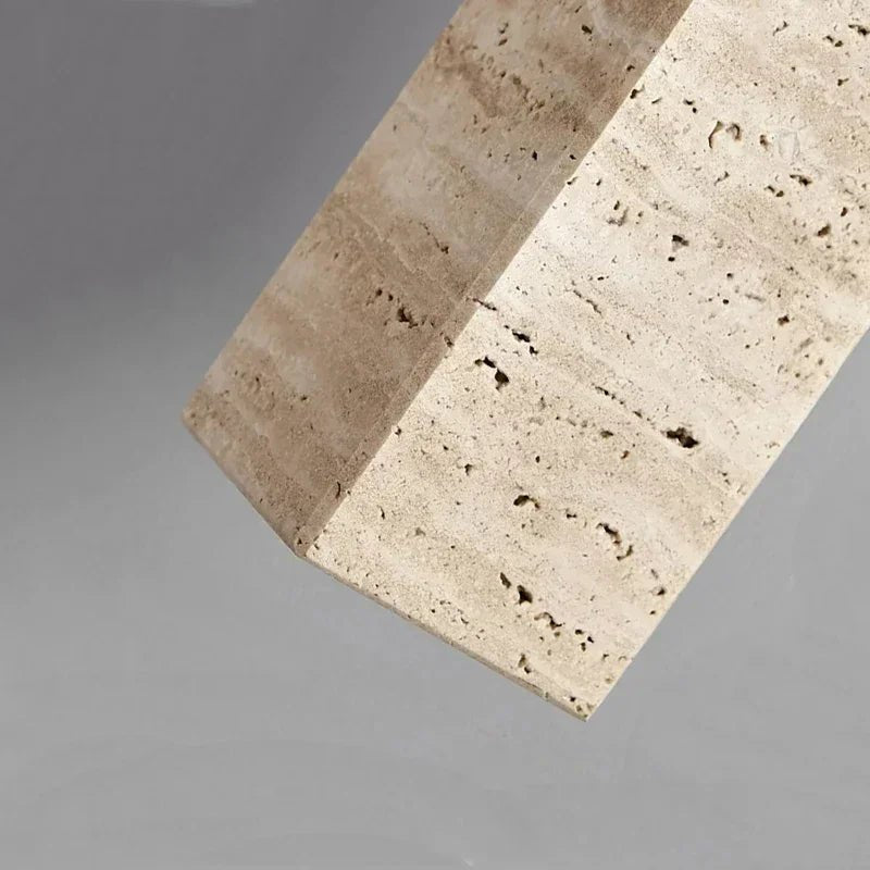 Lámpara Colgante de Piedra Natural – Elegancia y Autenticidad 
