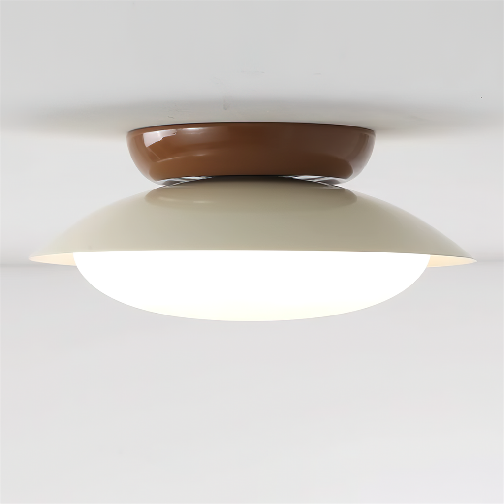 Rund LED-taklampa - naturligt sken och diskret elegans