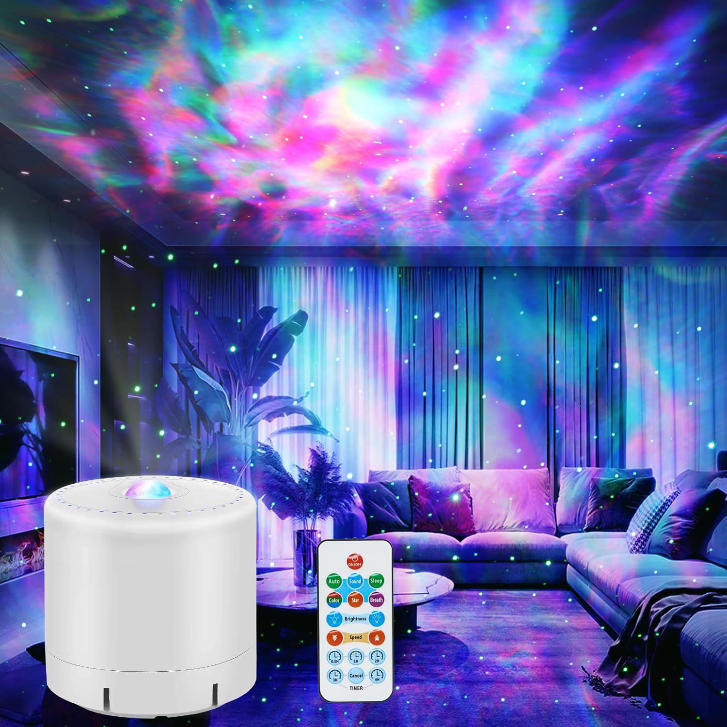 LED projektor – Relaxačná galaxijná atmosféra 