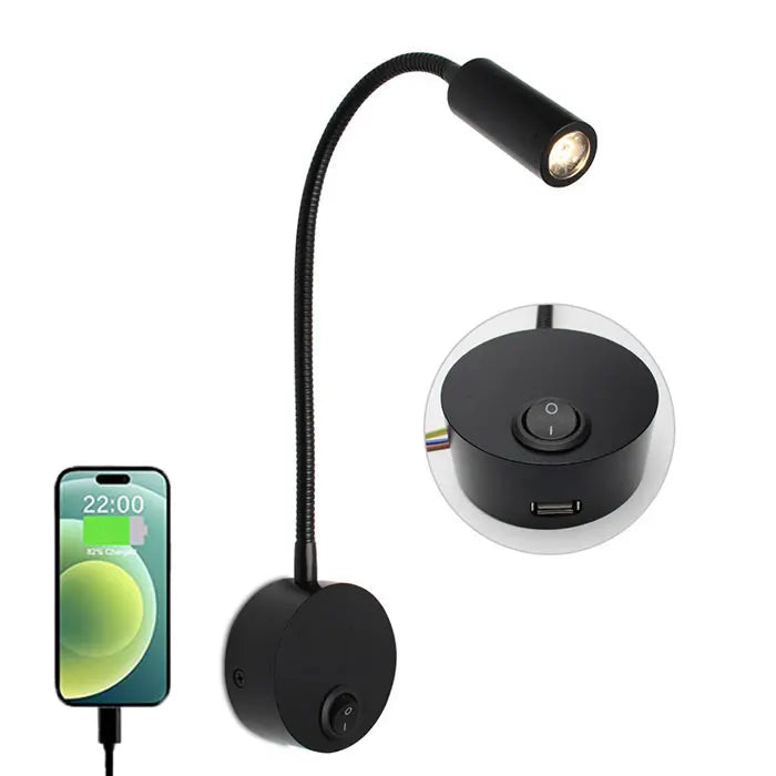 Aplique LED flexible - Movilidad, elegancia y luz dirigida