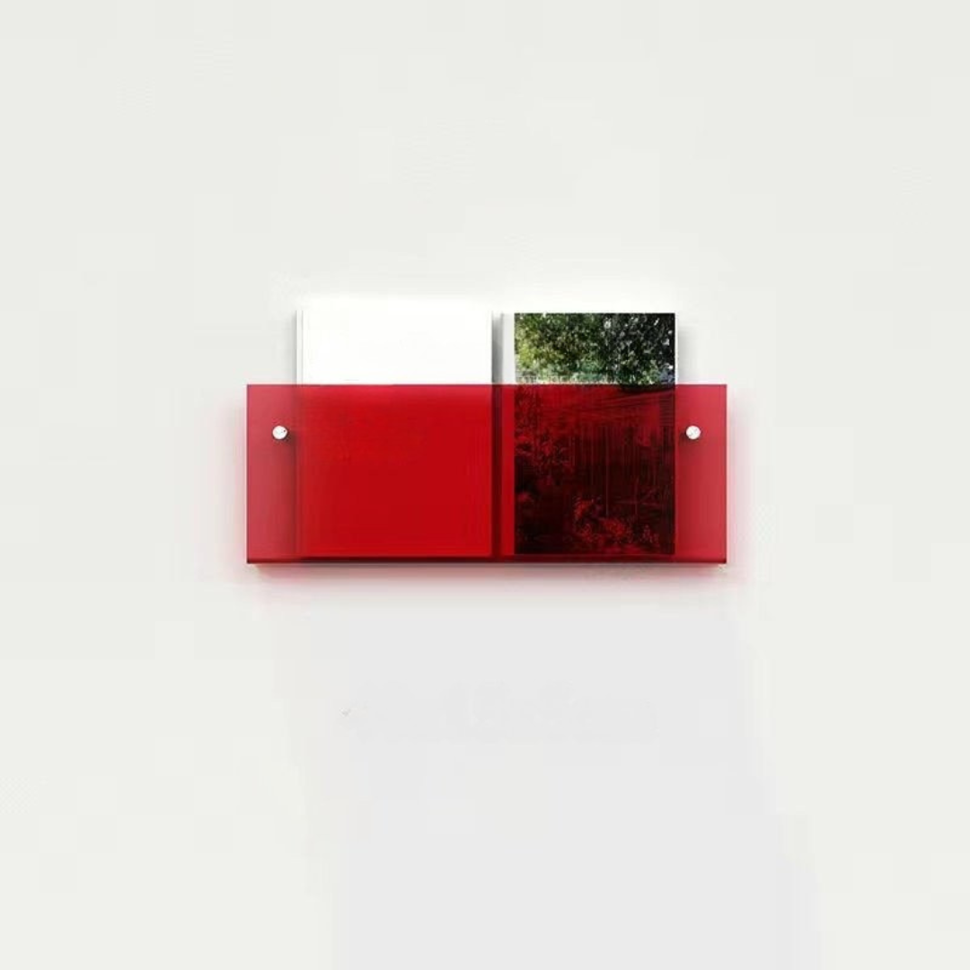 Wandregal Zeitungsständer Transparent – Chic und modernes Design 