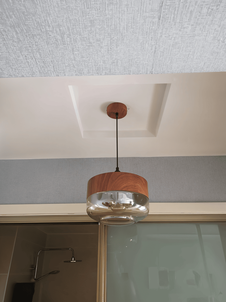 Retro szklana lampa wisząca Loft - modne oświetlenie i wyjątkowa atmosfera